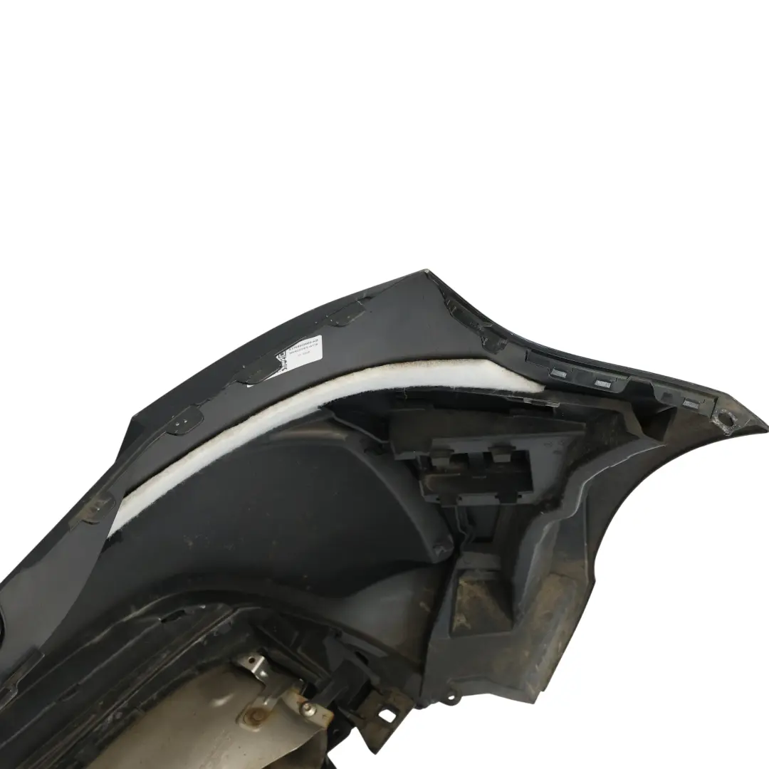 Bumper Rear Trim Panel AMG Cover Kosmos Black Metallic - 191 to Mercedes W176 with Part number A1768809900 Mercedes W176 Bumper Rear Trim Panel AMG Cover Kosmos Black Metallic - 191 - SKU A1768809900-KB - Part number A1768809900