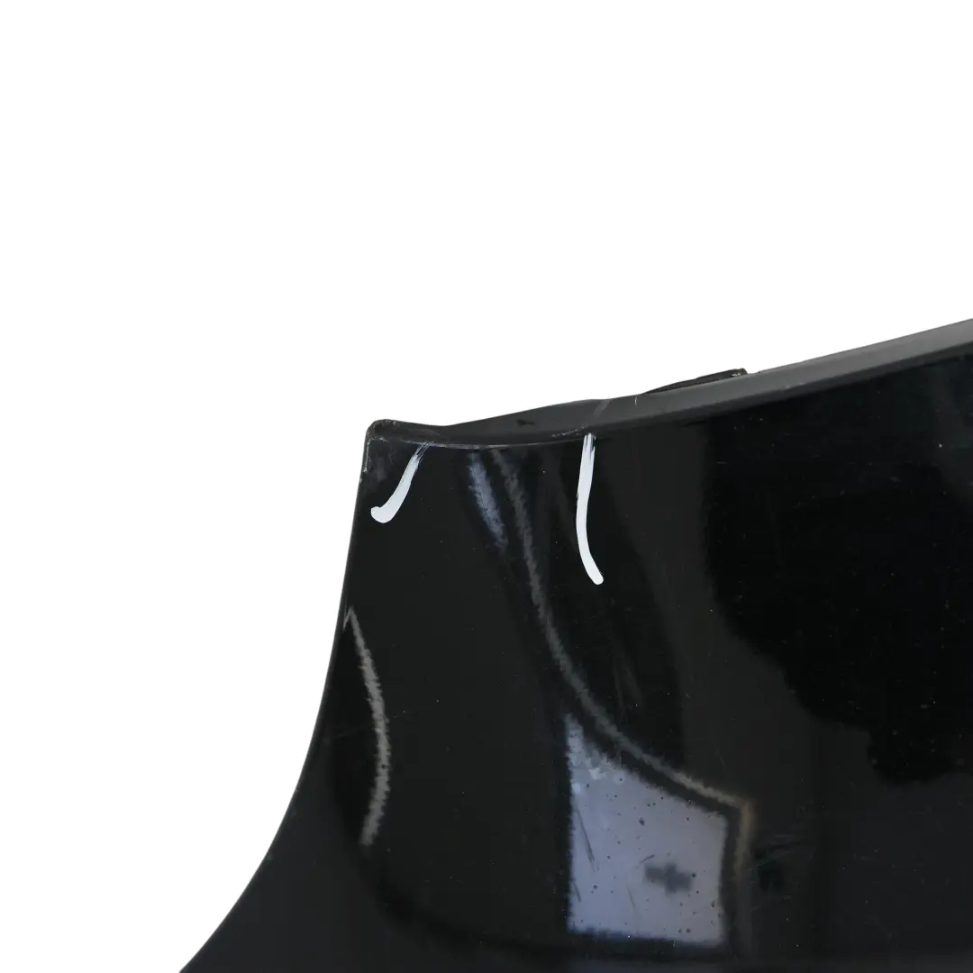 Bumper Rear Trim Panel AMG Cover Kosmos Black Metallic - 191 to Mercedes W176 with Part number A1768809900 Mercedes W176 Bumper Rear Trim Panel AMG Cover Kosmos Black Metallic - 191 - SKU A1768809900-KB - Part number A1768809900