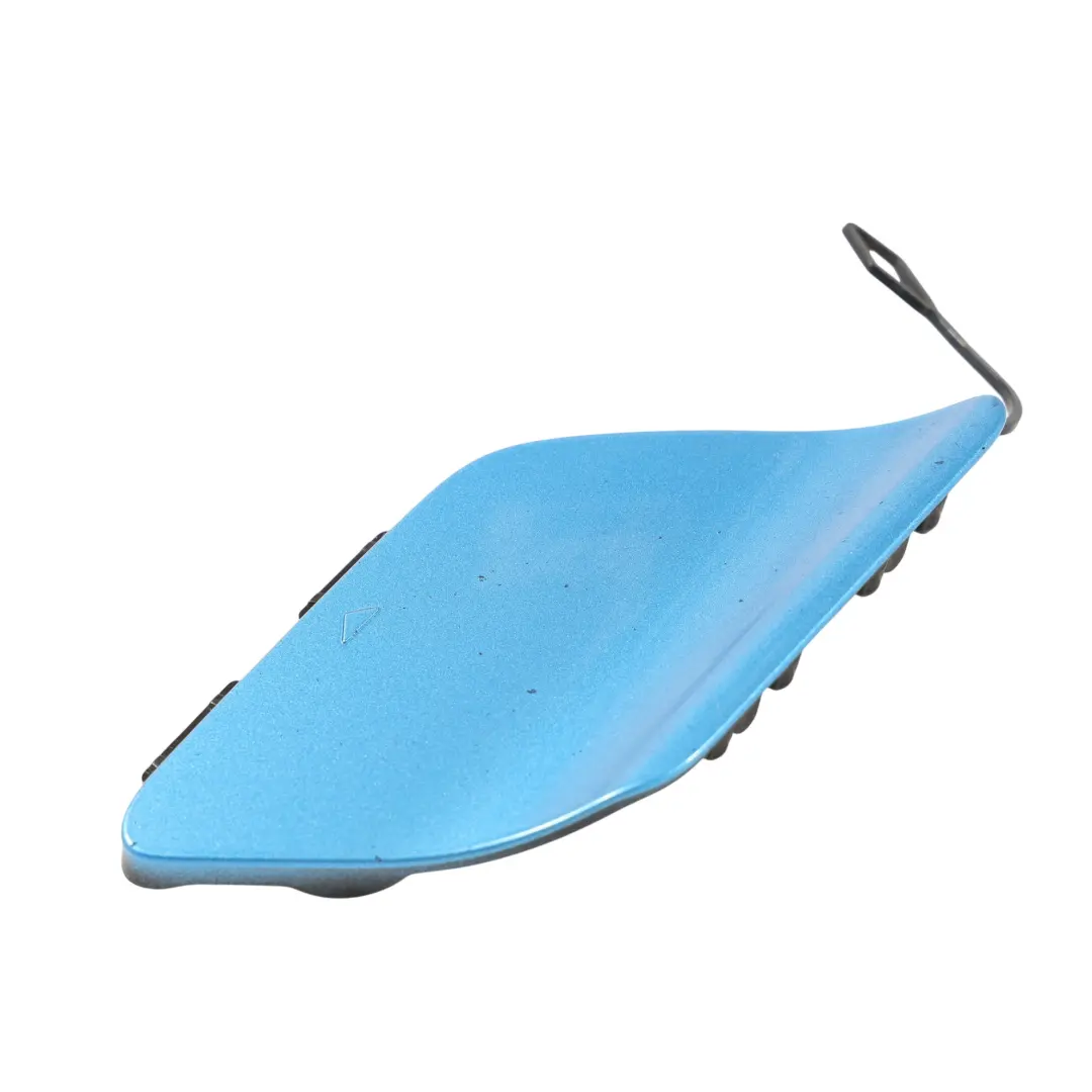 Front Bumper Tow Eye Hook Cover South Seas Blue 162 to Mercedes W176 with Part number A1768851022 Mercedes W176 Front Bumper Tow Eye Hook Cover South Seas Blue 162 - SKU A1768851022-SSB - Part number A1768851022