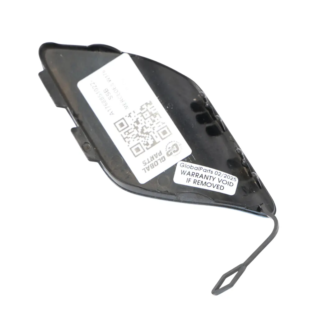 Mercedes W176 Vorne Stoßstange Abschleppöse Südsee Blau 162 - SKU A1768851022-SSB - Teilenummer A1768851022