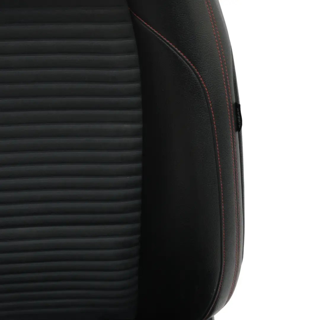 Mercedes W176 Seat Front Left N/S Microfiber Imitation Leather Black Red Stitch - SKU A1769102147-1 - Part number A1769102147