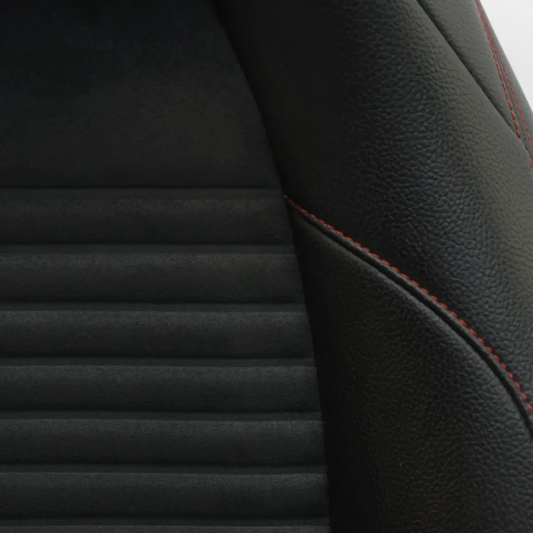 Mercedes W176 Seat Front Left N/S Microfiber Imitation Leather Black Red Stitch - SKU A1769102147-1 - Part number A1769102147