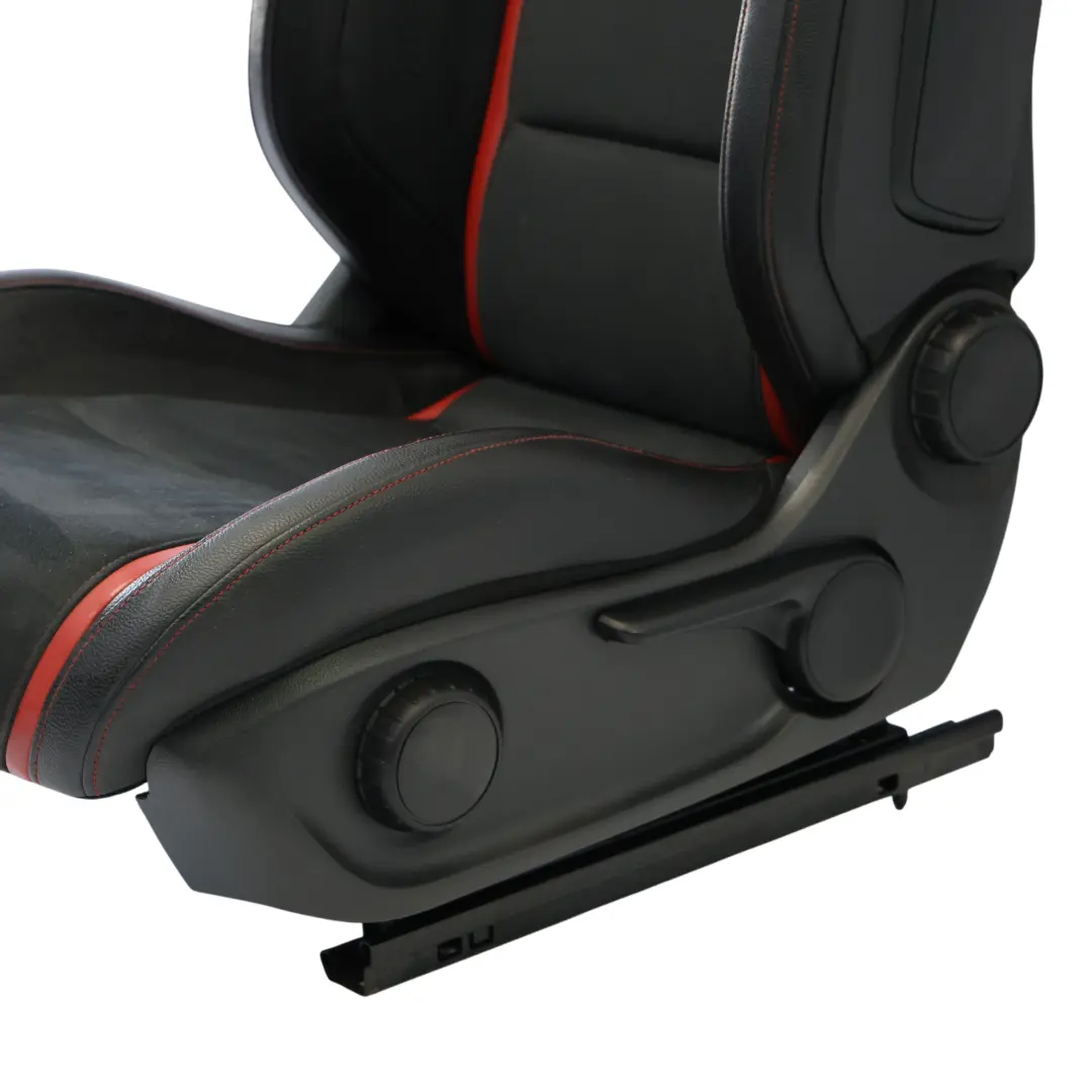 Mercedes W176 Asiento Delantero AMG Performance Cuero Negro Rojo Izquierdo - SKU A1769103602-1 - Número de pieza A1769103602