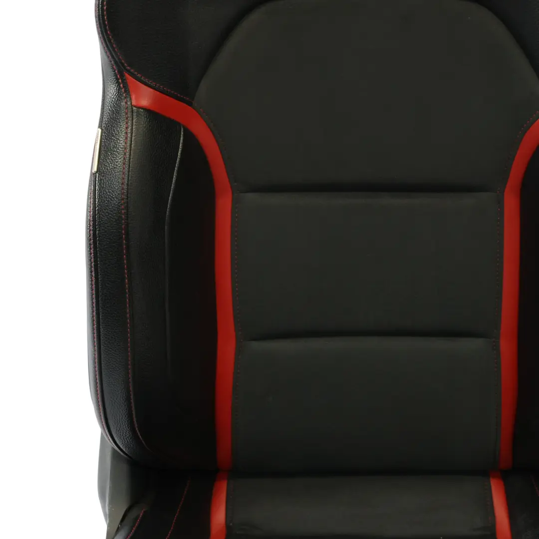 Mercedes W176 Asiento Delantero AMG Performance Cuero Negro Rojo Izquierdo - SKU A1769103602-1 - Número de pieza A1769103602
