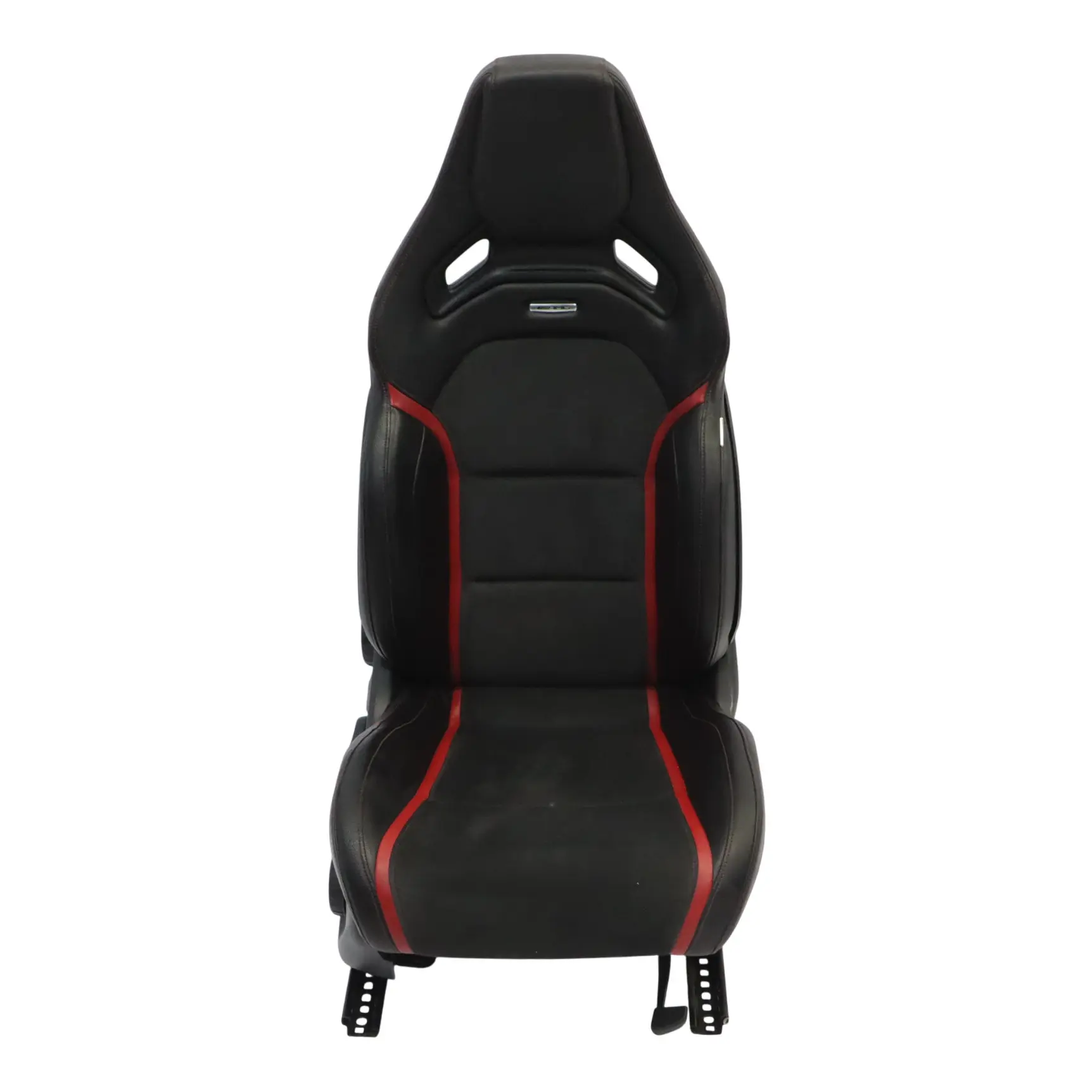 Mercedes W176 Asiento Delantero AMG Performance Cuero Negro Rojo Derecho