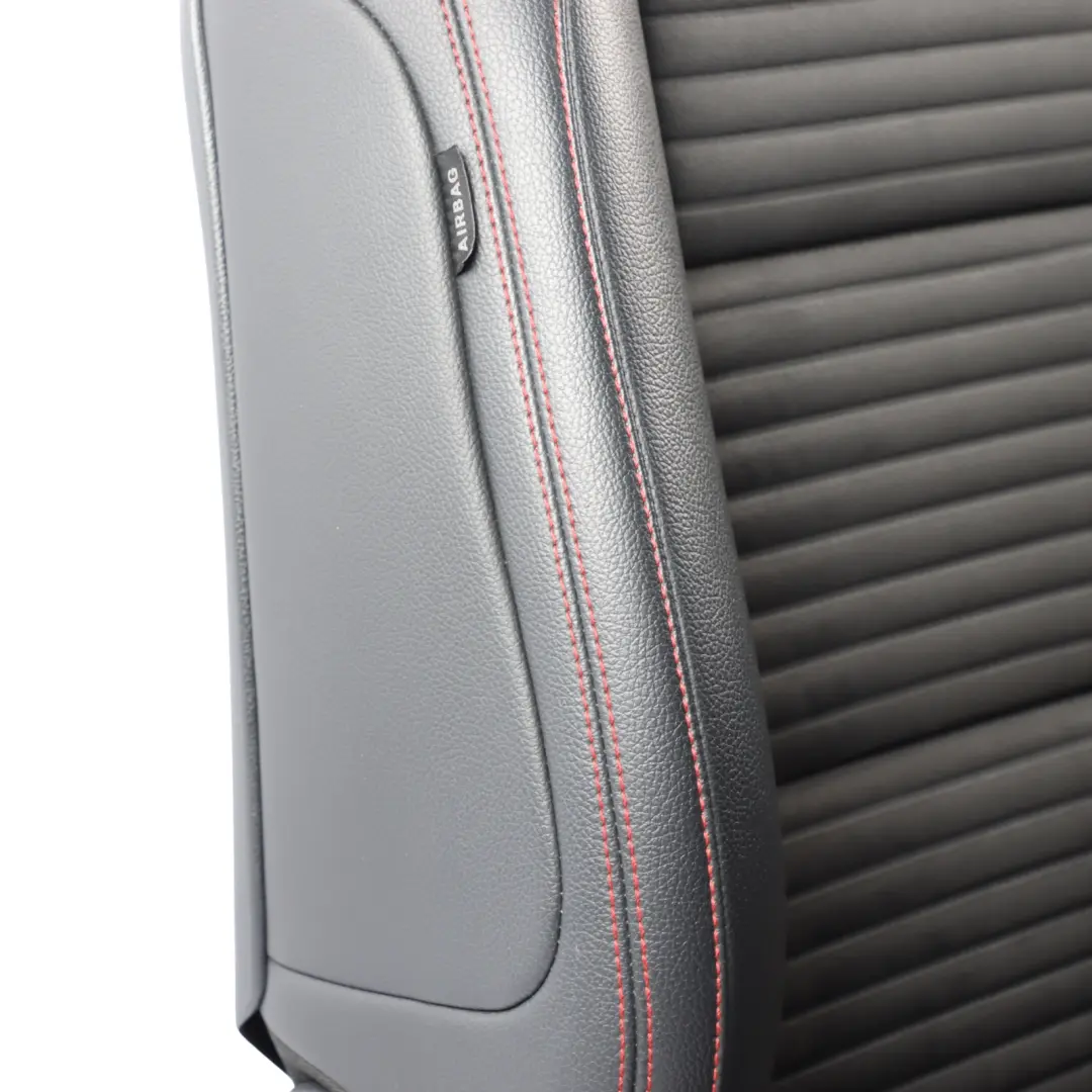  Front Seat Mercedes W176 Sport Right O/S Fabric Leather Black Red Threads - SKU A1769106407-1 - Part number A1769106307