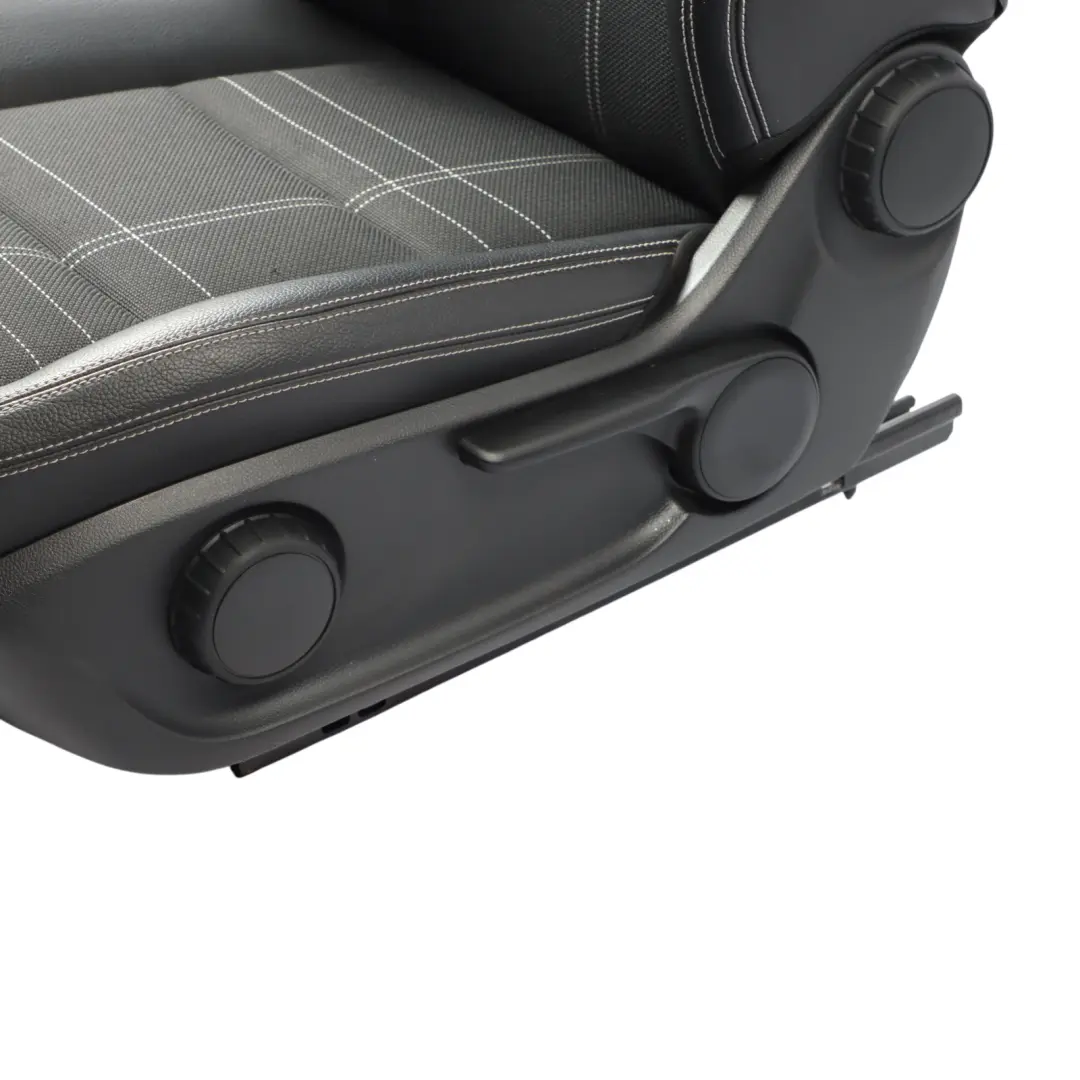 Front Seat Sport Left N/S Heated Half Leather Fabric Black Artico to Mercedes W176 with Part number A1769108301 Mercedes W176 Front Seat Sport Left N/S Heated Half Leather Fabric Black Artico - SKU A1769108301-4 - Part number A1769108301