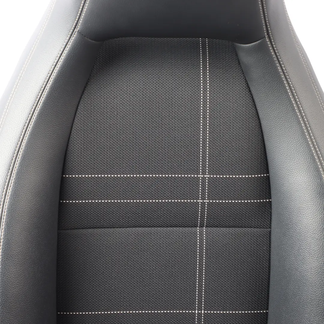 Front Seat Sport Left N/S Heated Half Leather Fabric Black Artico to Mercedes W176 with Part number A1769108301 Mercedes W176 Front Seat Sport Left N/S Heated Half Leather Fabric Black Artico - SKU A1769108301-4 - Part number A1769108301
