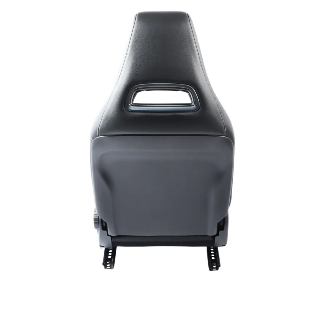 Front Seat Sport Left N/S Heated Half Leather Fabric Black Artico to Mercedes W176 with Part number A1769108301 Mercedes W176 Front Seat Sport Left N/S Heated Half Leather Fabric Black Artico - SKU A1769108301-4 - Part number A1769108301