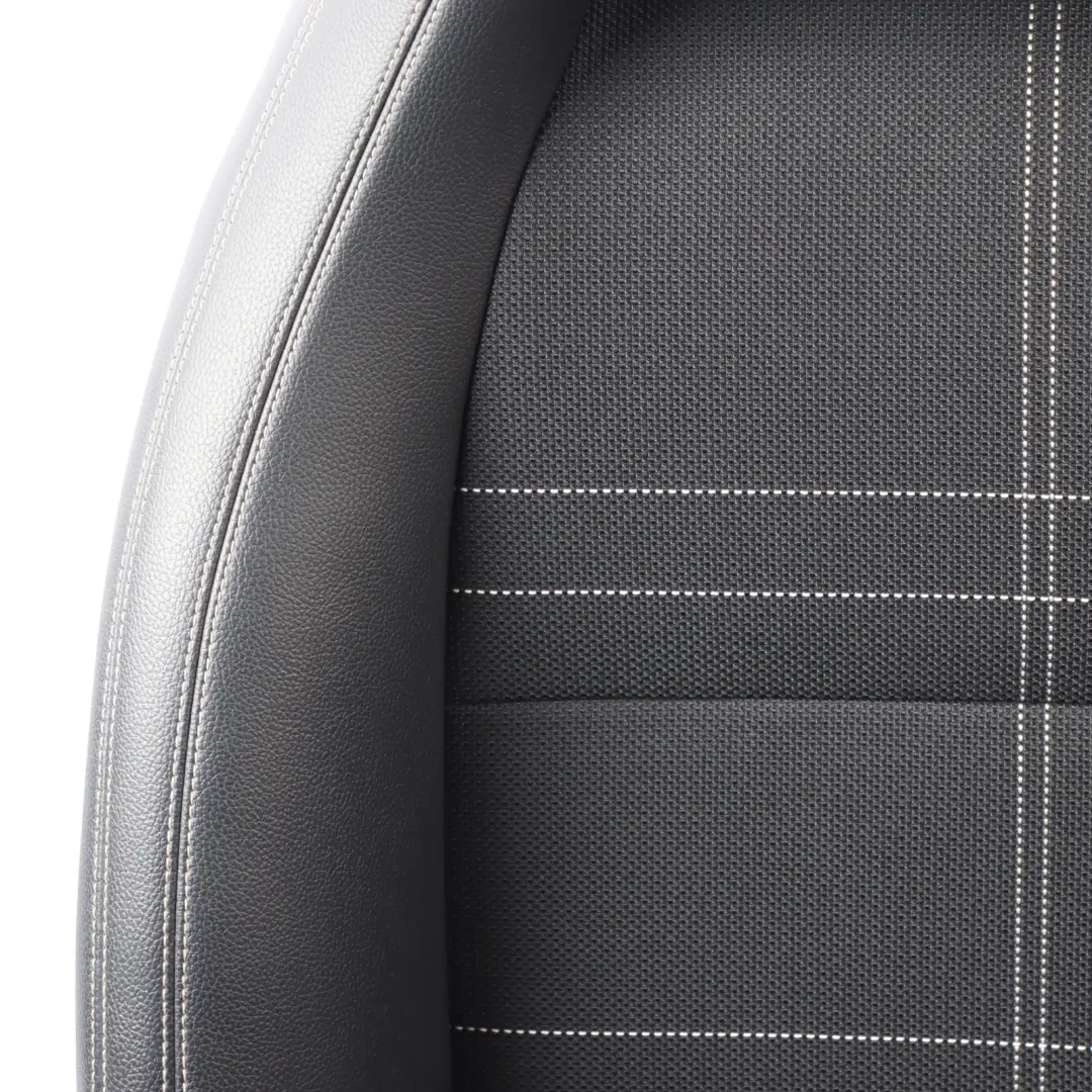 Front Seat Sport Left N/S Heated Half Leather Fabric Black Artico to Mercedes W176 with Part number A1769108301 Mercedes W176 Front Seat Sport Left N/S Heated Half Leather Fabric Black Artico - SKU A1769108301-4 - Part number A1769108301