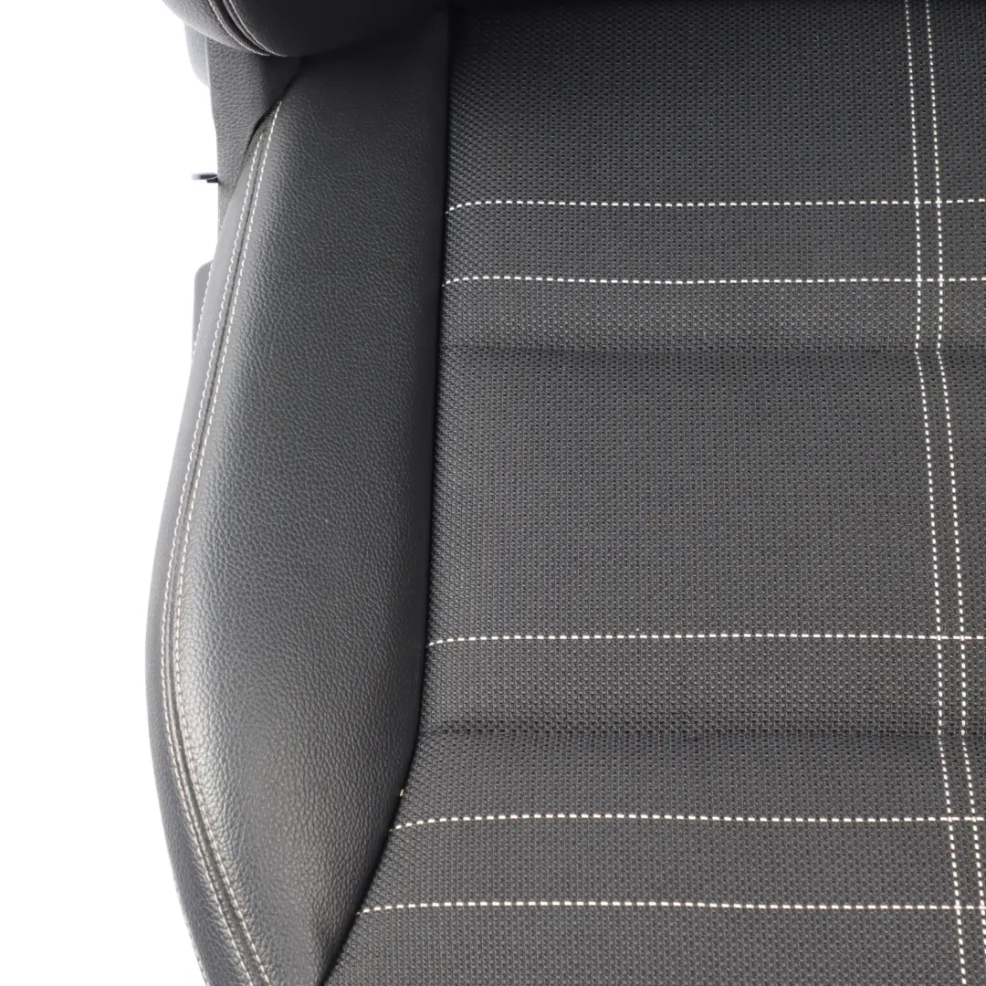 Front Seat Sport Left N/S Heated Half Leather Fabric Black Artico to Mercedes W176 with Part number A1769108301 Mercedes W176 Front Seat Sport Left N/S Heated Half Leather Fabric Black Artico - SKU A1769108301-4 - Part number A1769108301
