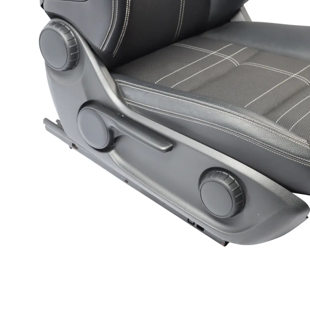 Front Seat Sport Right O/S Heated Half Leather Fabric Black Artico to Mercedes W176 with Part number A1769108401 Mercedes W176 Front Seat Sport Right O/S Heated Half Leather Fabric Black Artico - SKU A1769108401-4 - Part number A1769108401