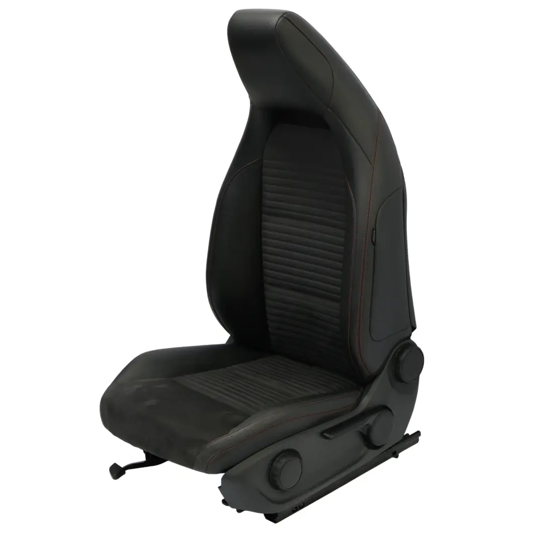 Fotel Przód Lewo Imitacja Skóry Mikrofibra Czarny do Mercedes W176 o numerze A1769109101 Mercedes W176 Fotel Przód Lewo Imitacja Skóry Mikrofibra Czarny - SKU A1769109101-1 - Numer Części A1769109101