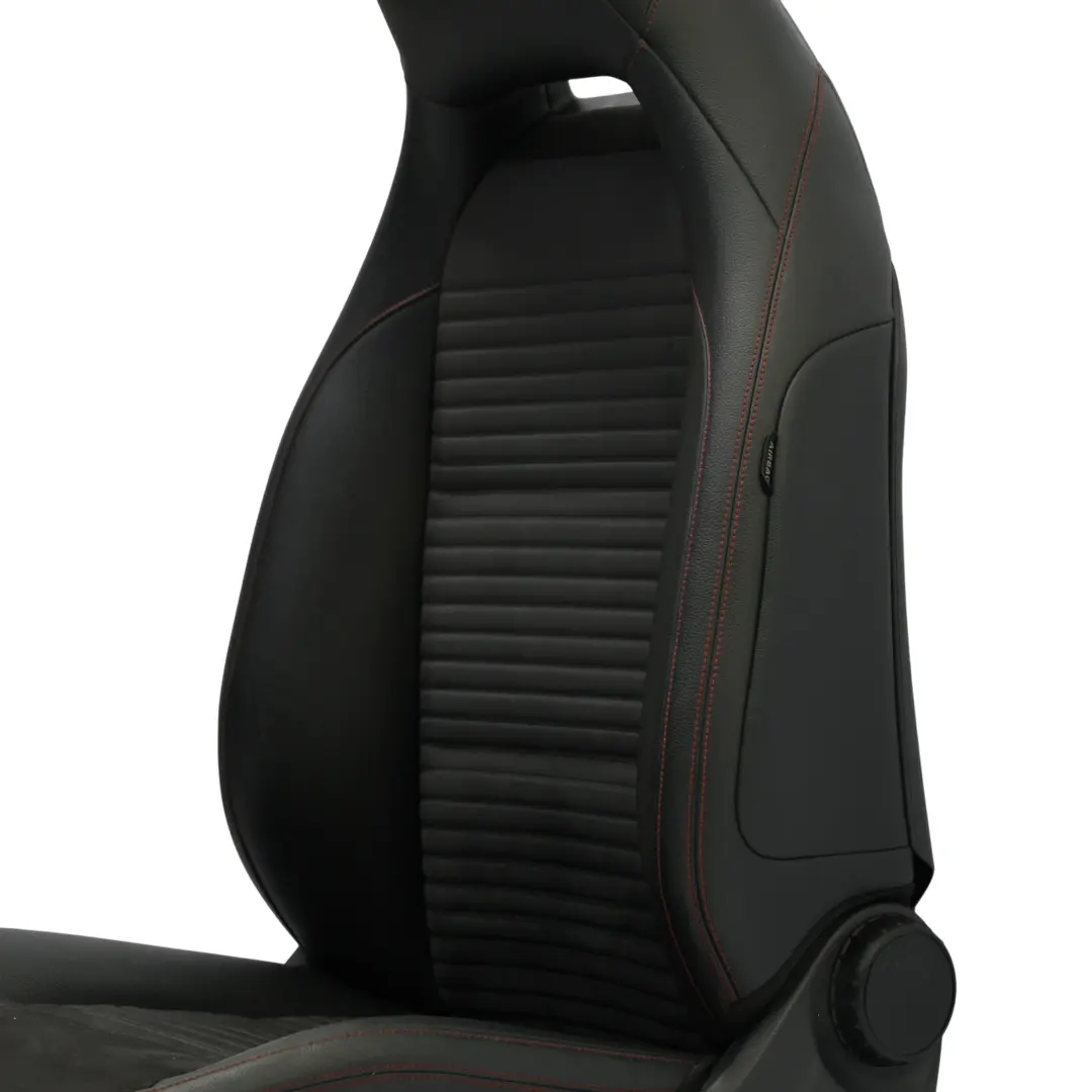 Fotel Przód Lewo Imitacja Skóry Mikrofibra Czarny do Mercedes W176 o numerze A1769109101 Mercedes W176 Fotel Przód Lewo Imitacja Skóry Mikrofibra Czarny - SKU A1769109101-1 - Numer Części A1769109101