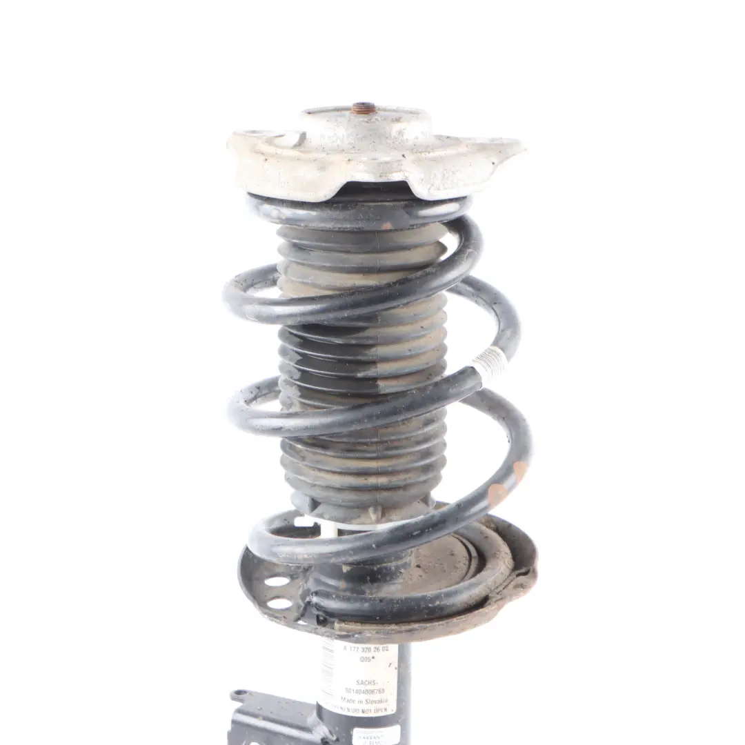 Strut Front Suspension Shock Absorber Right O/S to Mercedes W177 Spring with Part number A1773202602 Mercedes W177 Spring Strut Front Suspension Shock Absorber Right O/S - SKU A1773202602 - Part number A1773202602