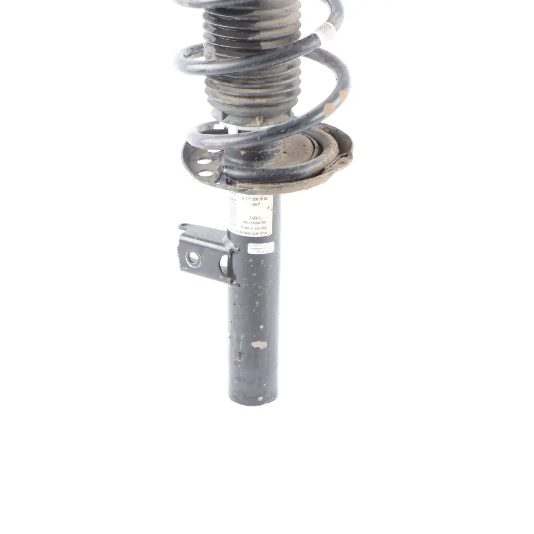 Strut Front Suspension Shock Absorber Right O/S to Mercedes W177 Spring with Part number A1773202602 Mercedes W177 Spring Strut Front Suspension Shock Absorber Right O/S - SKU A1773202602 - Part number A1773202602