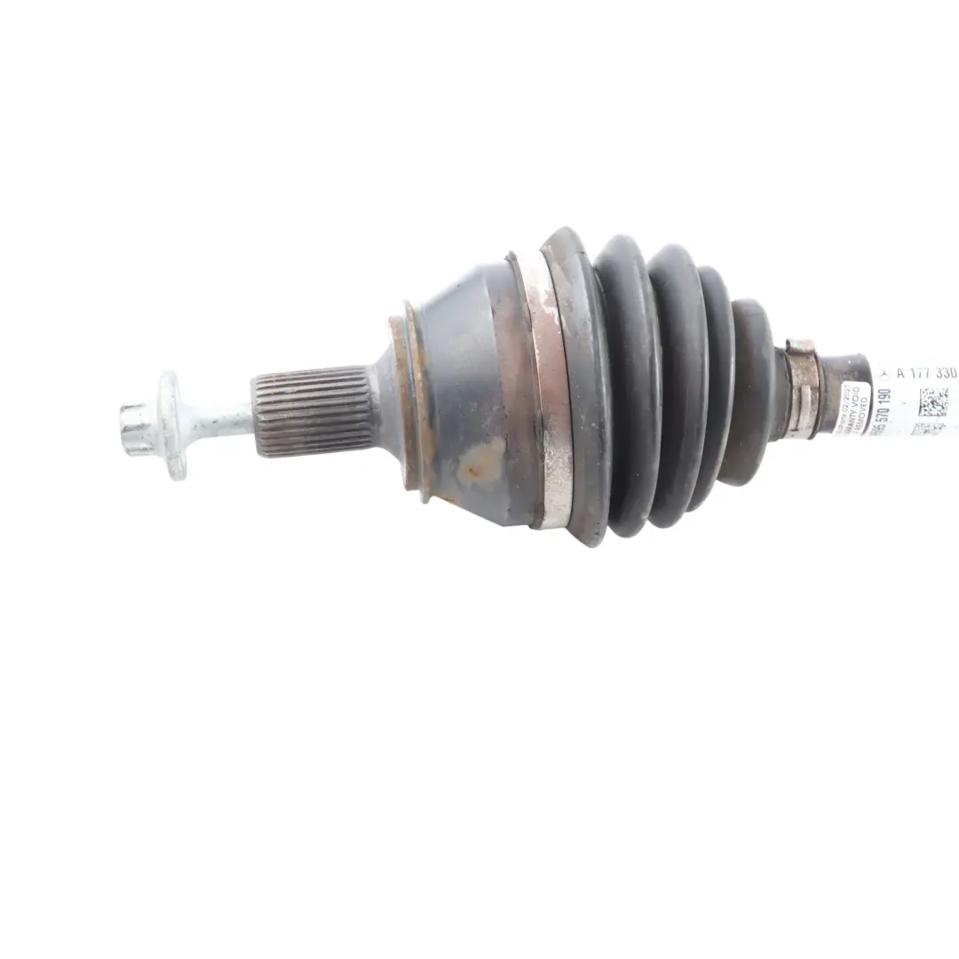 Driveshaft Drive Shaft Front Right O/S to Mercedes W177 with Part number A1773301601 Mercedes W177 Driveshaft Drive Shaft Front Right O/S - SKU A1773301601 - Part number A1773301601