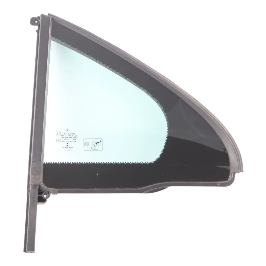 Door Quarter Side Fixed Window AS2 Left N/S to Mercedes V177 Rear with Part number A1777300500 Mercedes V177 Rear Door Quarter Side Fixed Window AS2 Left N/S - SKU A1777300500 - Part number A1777300500