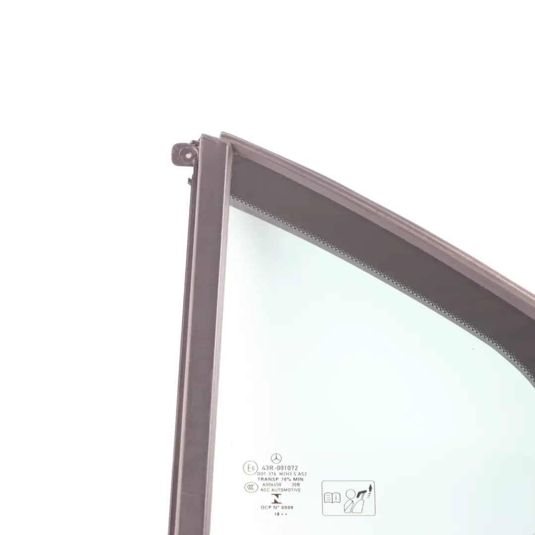 Door Quarter Side Fixed Window AS2 Left N/S to Mercedes V177 Rear with Part number A1777300500 Mercedes V177 Rear Door Quarter Side Fixed Window AS2 Left N/S - SKU A1777300500 - Part number A1777300500