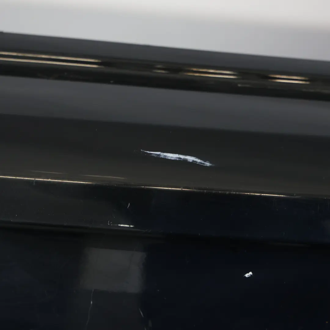 Bumper Rear AMG Trim Panel Covering Kosmos Black Metallic - 191 to Mercedes W177 with Part number A1778804701 Mercedes W177 Bumper Rear AMG Trim Panel Covering Kosmos Black Metallic - 191 - SKU A1778804701-KB - Part number A1778804701