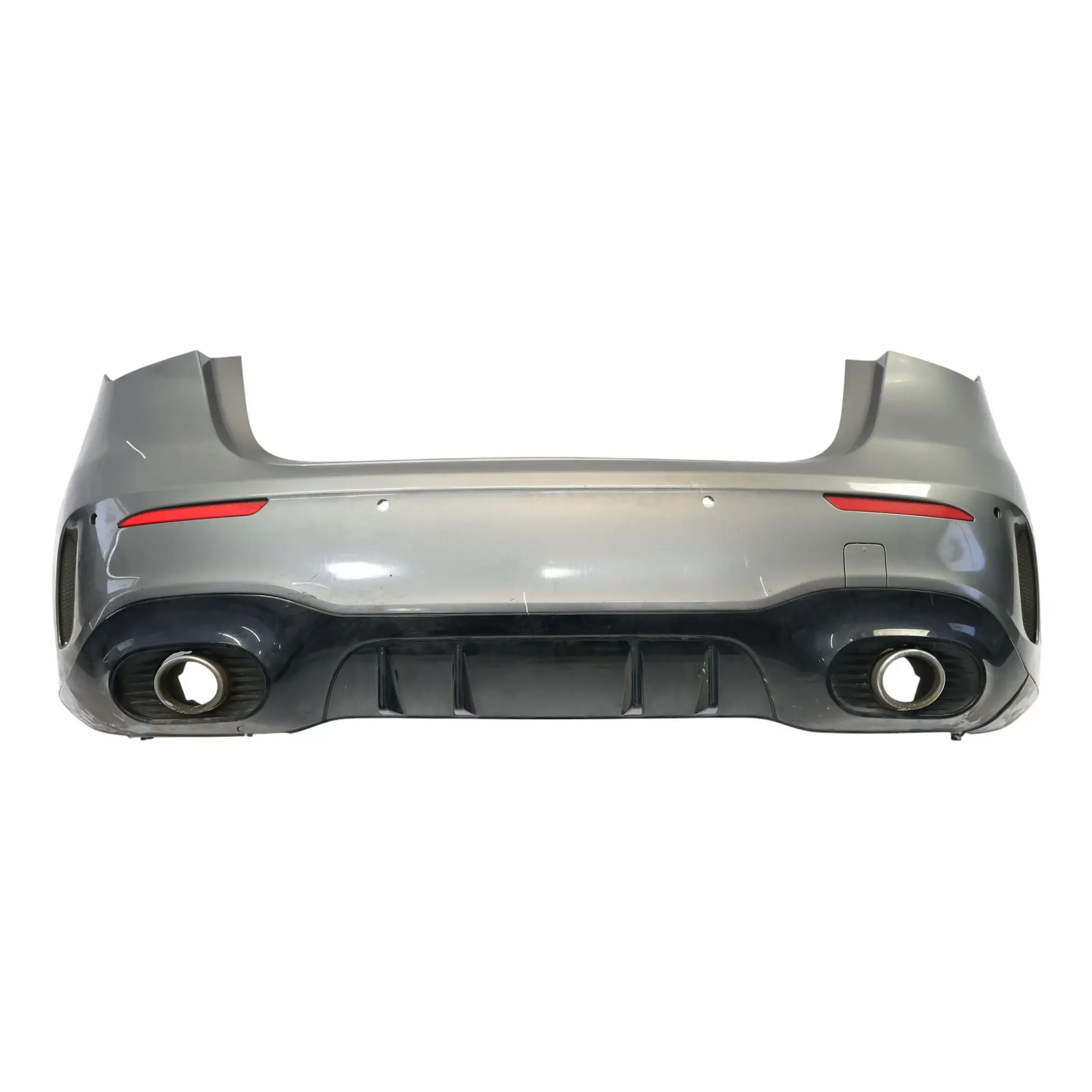 Mercedes W177 Bumper Rear AMG A35 Trim Panel Covering Mountain Grey - 787
