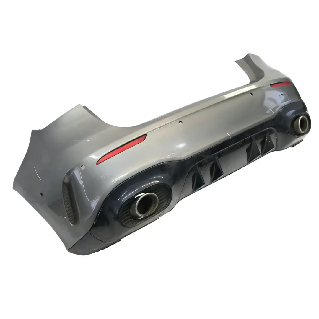 Bumper Rear AMG A35 Trim Panel Covering Mountain Grey - 787 to Mercedes W177 with Part number A1778804801 Mercedes W177 Bumper Rear AMG A35 Trim Panel Covering Mountain Grey - 787 - SKU A1778804801-MG - Part number A1778804801