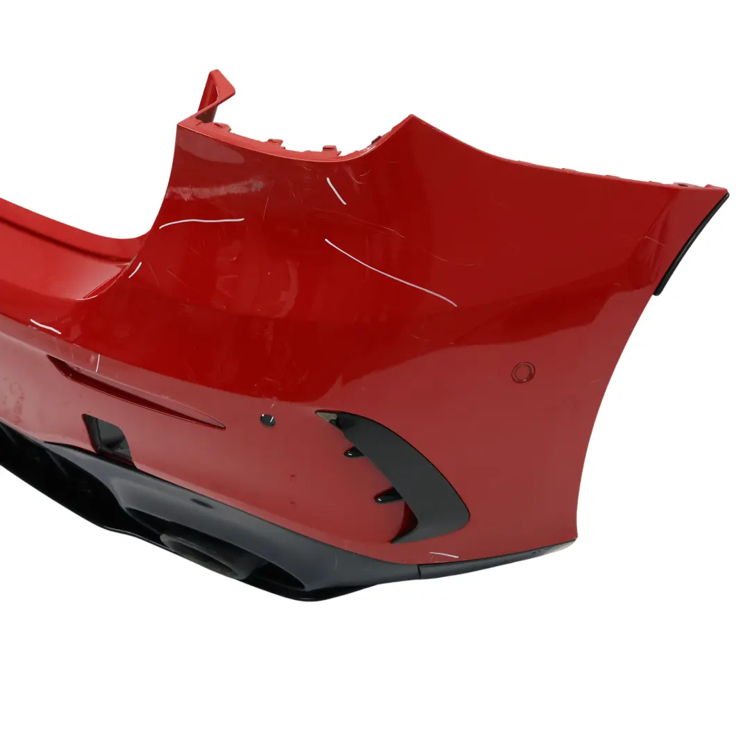 Zderzak Tylny AMG Jupiter Red Czerwony - 589 do Mercedes W177 o numerze A1778809604 Mercedes W177 Zderzak Tylny AMG Jupiter Red Czerwony - 589 - SKU A1778809604-JUR - Numer Części A1778809604
