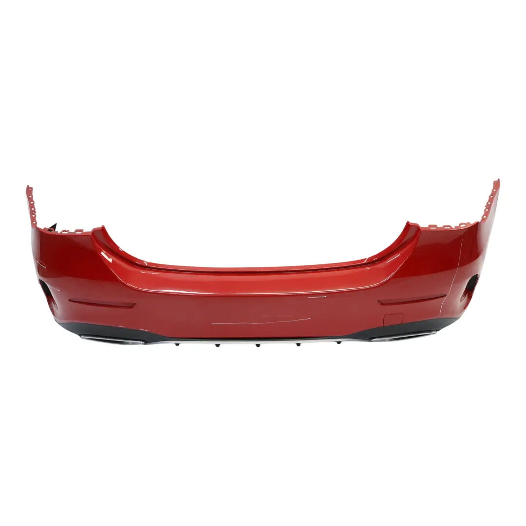 Bumper Rear AMG Trim Panel Covering Jupiter Red - 589 to Mercedes V177 with Part number A1778809801 Mercedes V177 Bumper Rear AMG Trim Panel Covering Jupiter Red - 589 - SKU A1778809801-JUR - Part number A1778809801