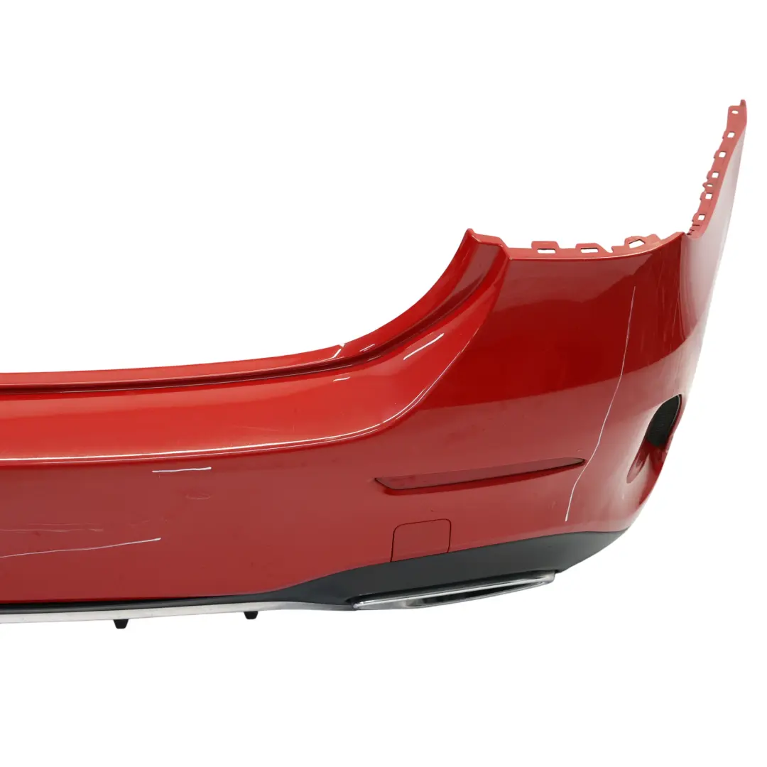 Zderzak Tylny AMG Jupiter Red - 589 do Mercedes V177 o numerze A1778809801 Mercedes V177 Zderzak Tylny AMG Jupiter Red - 589 - SKU A1778809801-JUR - Numer Części A1778809801
