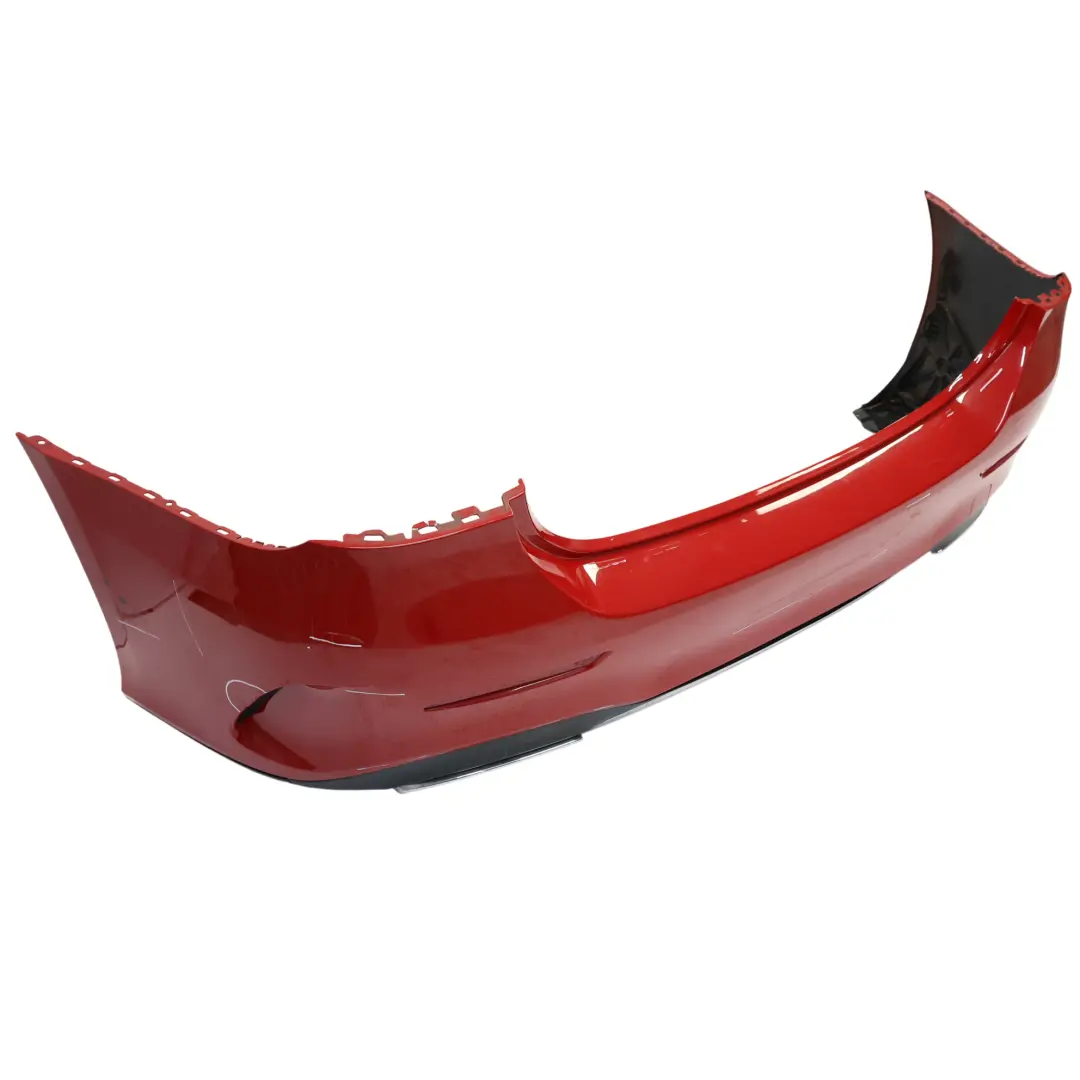 Bumper Rear AMG Trim Panel Covering Jupiter Red - 589 to Mercedes V177 with Part number A1778809801 Mercedes V177 Bumper Rear AMG Trim Panel Covering Jupiter Red - 589 - SKU A1778809801-JUR - Part number A1778809801