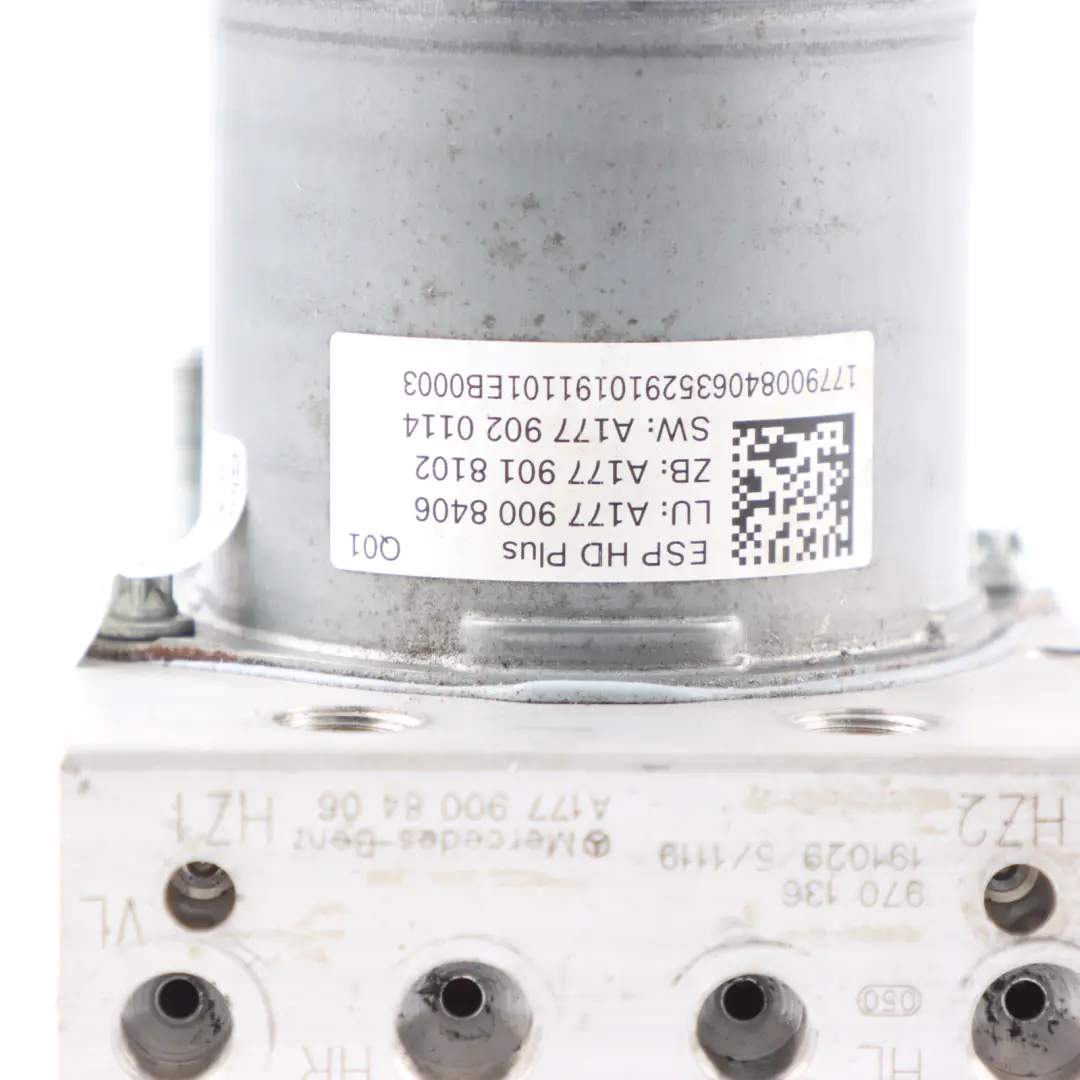 ABS ESP Hydraulic Brake Pump Unit to Mercedes W177 AMG with Part number A1779008406 Mercedes W177 AMG ABS ESP Hydraulic Brake Pump Unit - SKU A1779008406 - Part number A1779008406