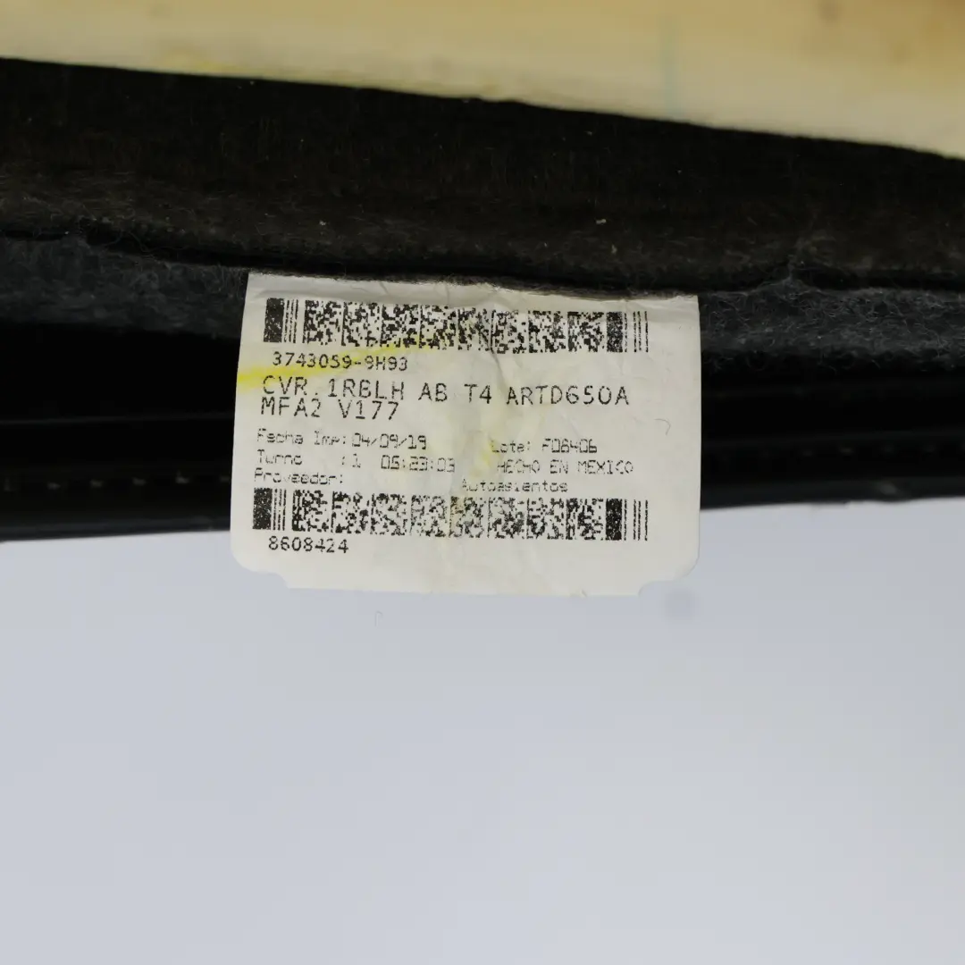 Mercedes V177 Front Seat Left N/S Backrest Fabric Imitation Leather - SKU A1779102602-3 - Part number A1779102602