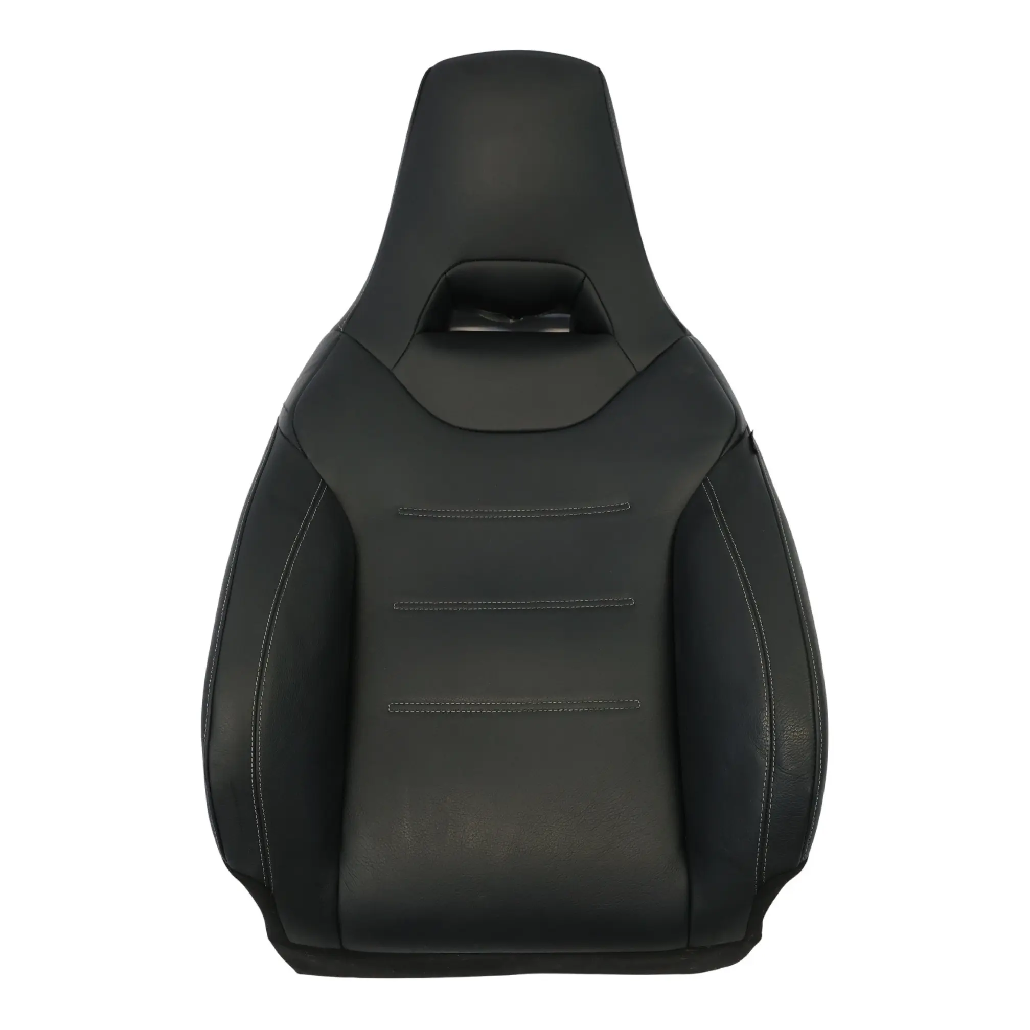 Mercedes W177 Front Seat Backrest Left N/S Cover Imitation Leather Black