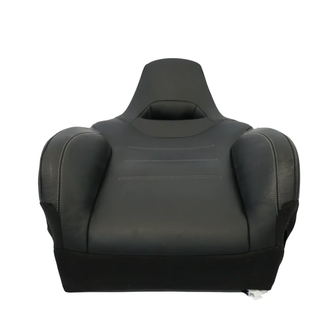 Mercedes W177 Front Seat Backrest Left N/S Cover Imitation Leather Black - SKU A1779108101 - Part number A1779108101