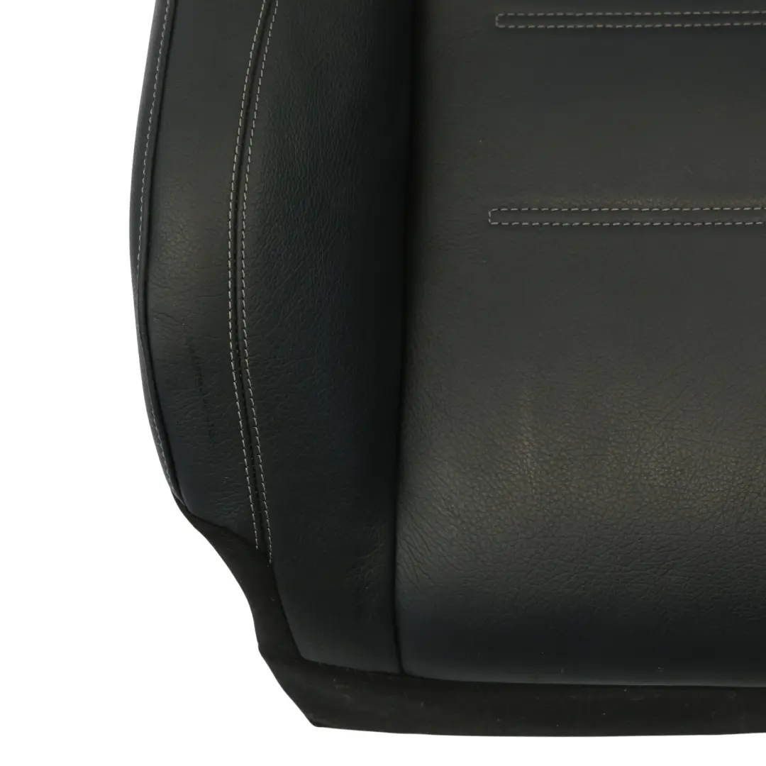 Mercedes W177 Front Seat Backrest Left N/S Cover Imitation Leather Black - SKU A1779108101 - Part number A1779108101