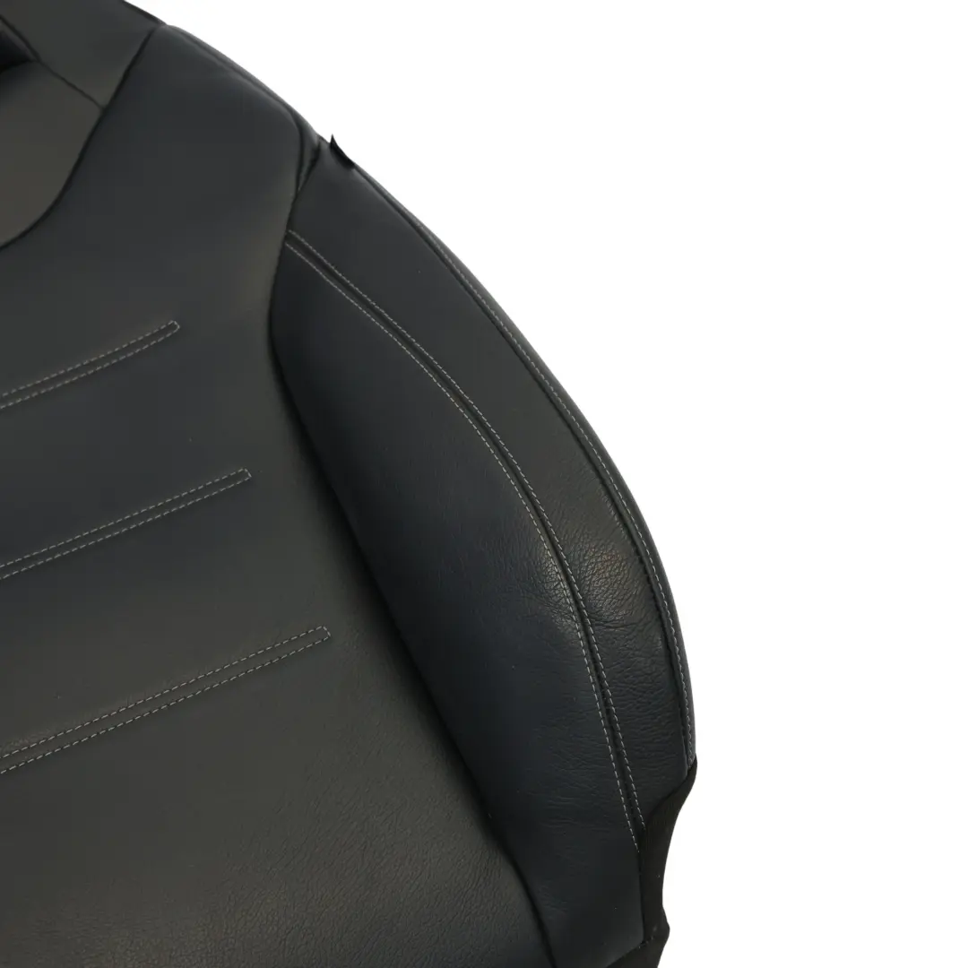 Mercedes W177 Front Seat Backrest Left N/S Cover Imitation Leather Black - SKU A1779108101 - Part number A1779108101