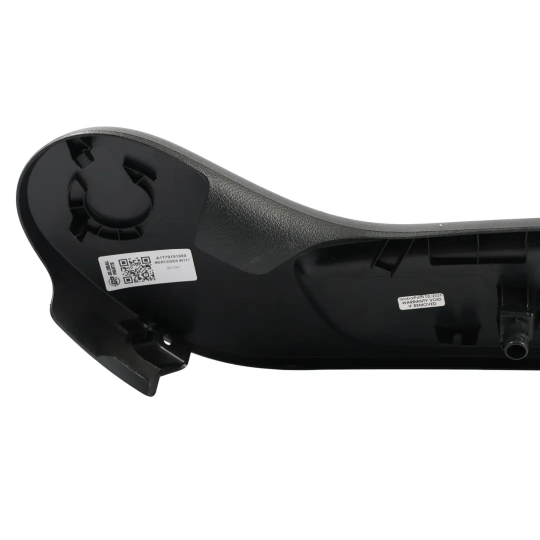 Front Left N/S Cover Trim Seat Outside Black to Mercedes W177 with Part number A1779191900 Mercedes W177 Front Left N/S Cover Trim Seat Outside Black - SKU A1779191900 - Part number A1779191900