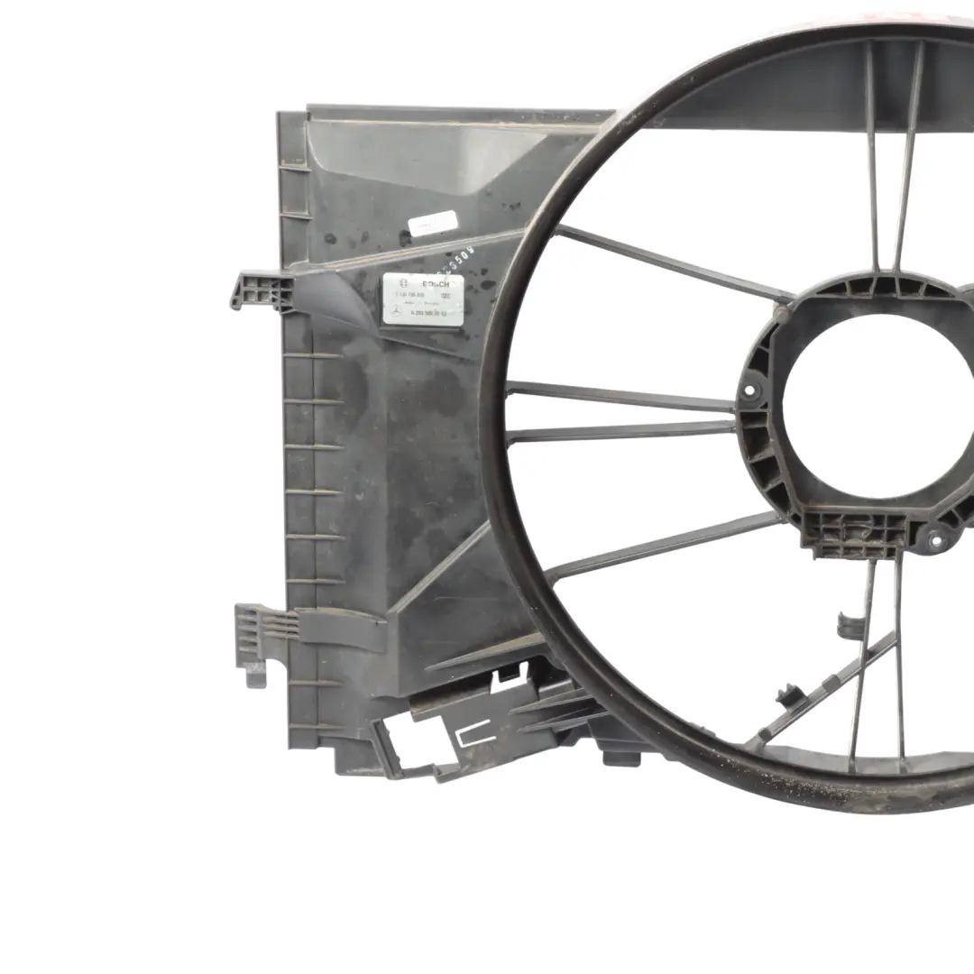 Radiator Fan Shroud Cooling Unit Trim Panel Cover to Mercedes SLK R171 with Part number A2035050355 Mercedes SLK R171 Radiator Fan Shroud Cooling Unit Trim Panel Cover - SKU A2035050355 - Part number A2035050355