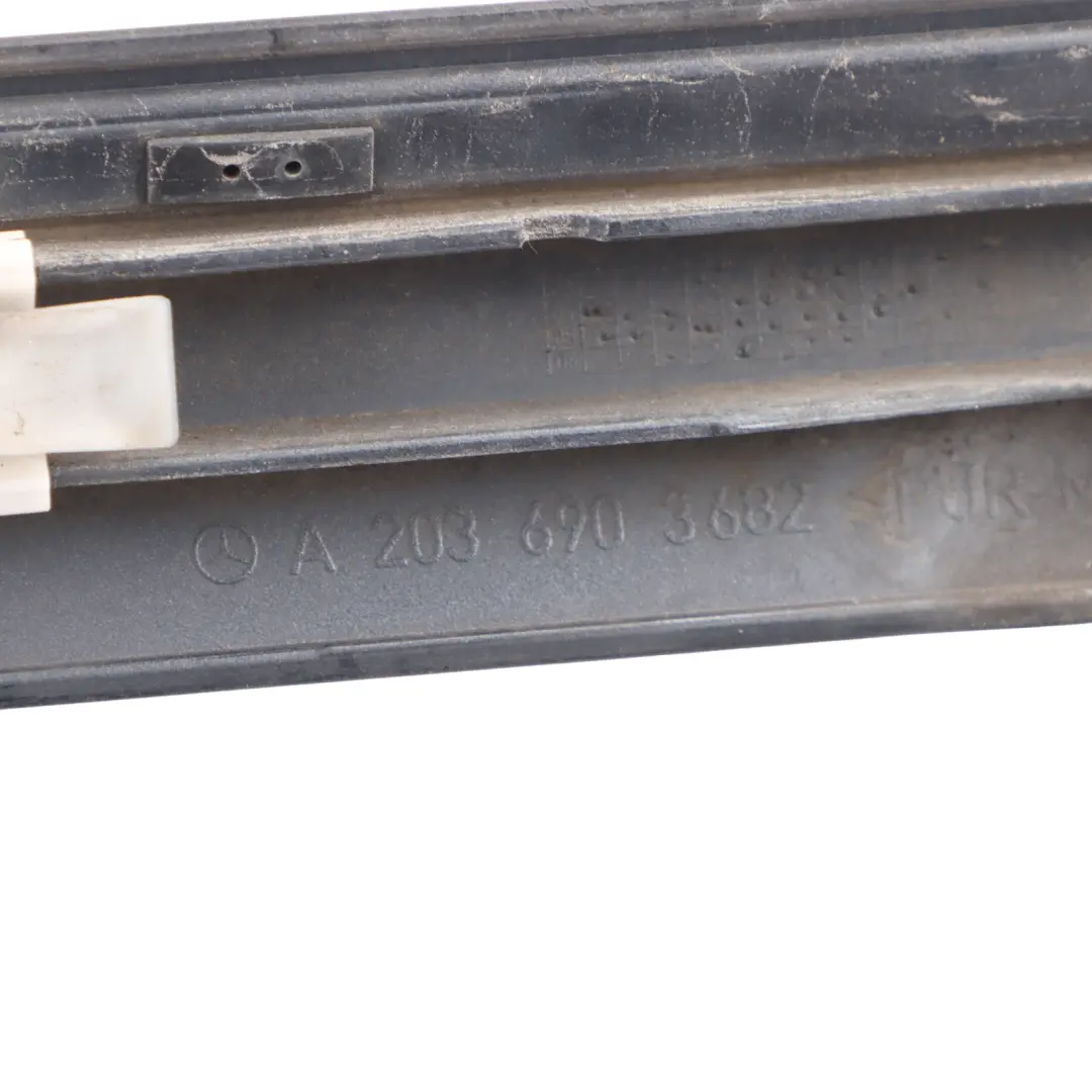 Moulding Strip Front Right O/S Door Strip Tenorite Grey - 755 to Mercedes CL203 with Part number A2036903682 Mercedes CL203 Moulding Strip Front Right O/S Door Strip Tenorite Grey - 755 - SKU A2036903682-TNG - Part number A2036903682