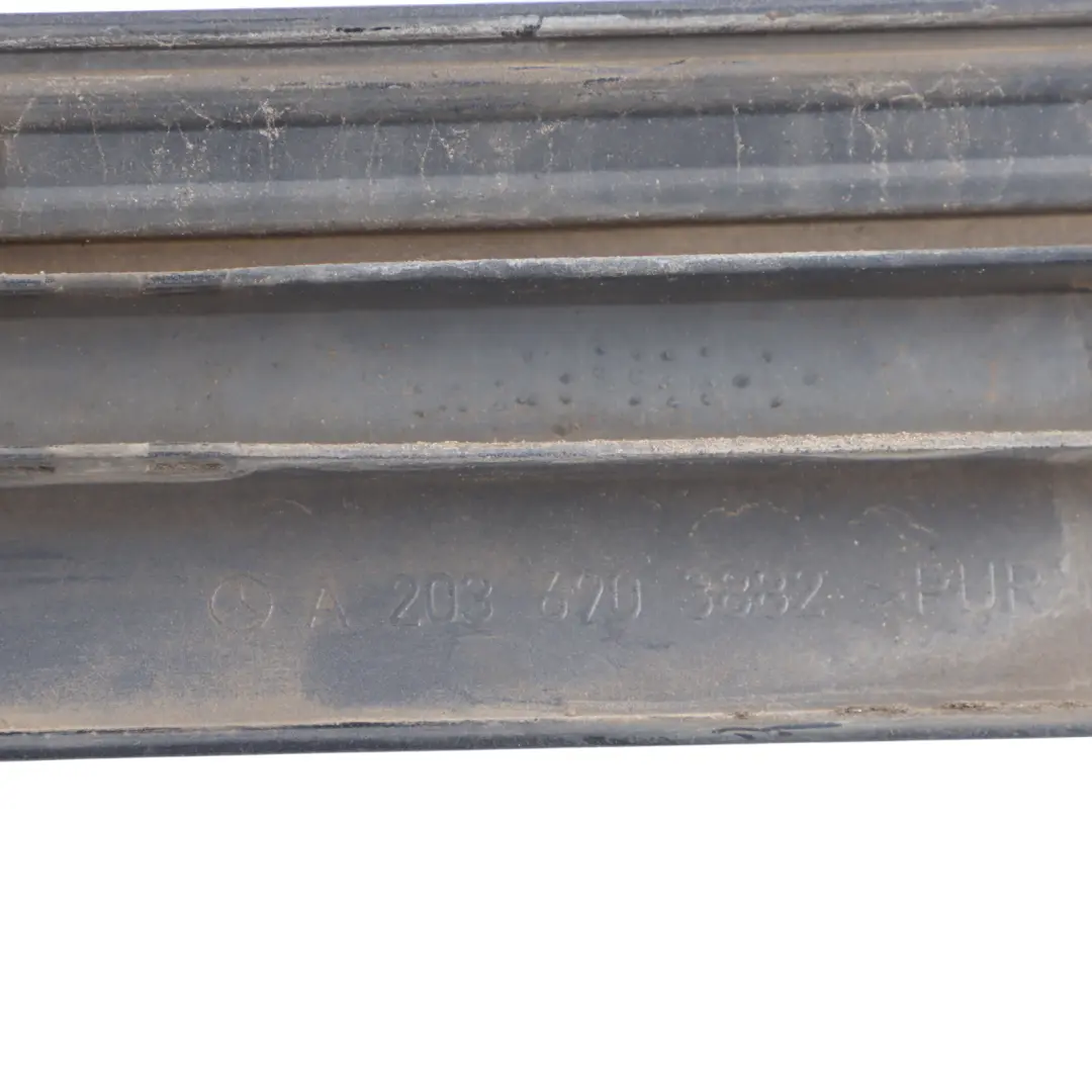 Right O/S Molding Trim Strip Tenorite Grey Metallic - 755 to Mercedes CL203 Rear with Part number A2036903882 Mercedes CL203 Rear Right O/S Molding Trim Strip Tenorite Grey Metallic - 755 - SKU A2036903882-TNG - Part number A2036903882