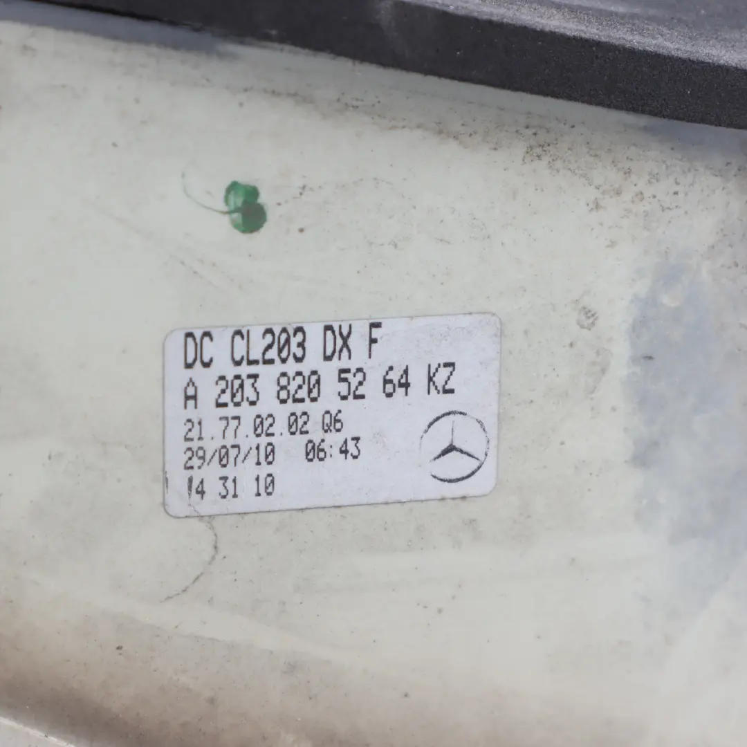 Tail Light Rear Right O/S Lamp Tenorite Grey - 755 to Mercedes CL203 with Part number A2038205264 Mercedes CL203 Tail Light Rear Right O/S Lamp Tenorite Grey - 755 - SKU A2038205264-TNG - Part number A2038205264