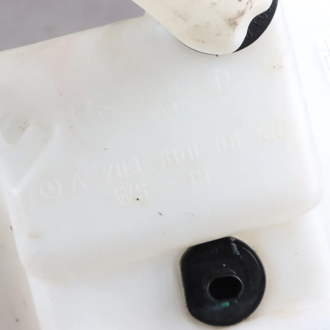 Windshield Washer Fluid Reservoir Bottle Tank to Mercedes W203 with Part number A203860060 Mercedes W203 Windshield Washer Fluid Reservoir Bottle Tank - SKU A2038600060 - Part number A203860060
