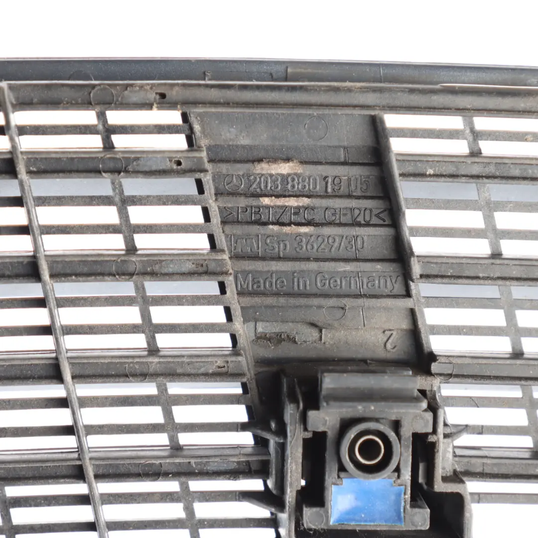 Front Hood Top Cover Grill Tenorite Grey - 755 to Mercedes W203 with Part number A2038801905 Mercedes W203 Front Hood Top Cover Grill Tenorite Grey - 755 - SKU A2038801905-TNG - Part number A2038801905