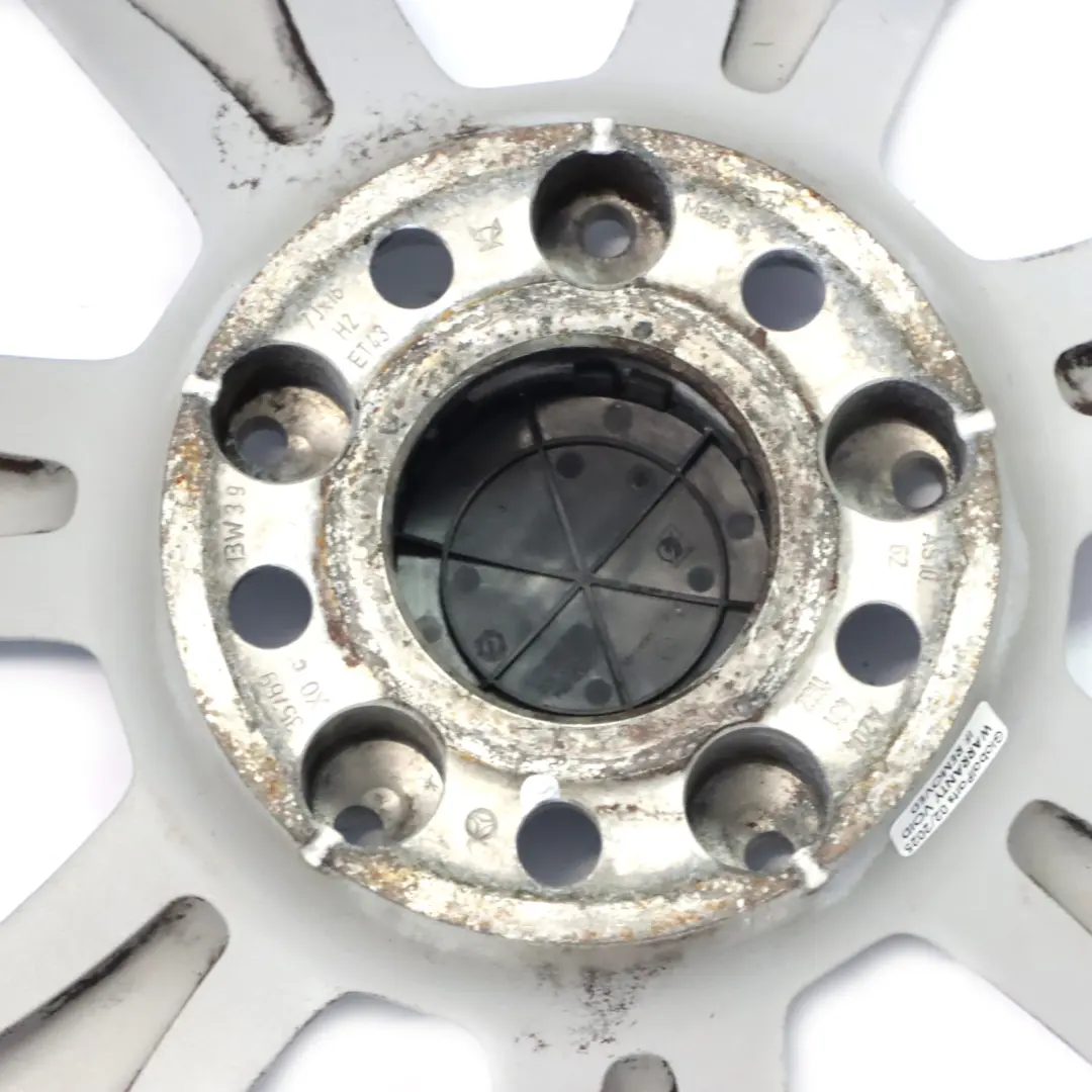 Hole Alloy Wheel Rim 16" ET:43 7J to Mercedes W204 Silver 7 with Part number A2044011102 Mercedes W204 Silver 7 Hole Alloy Wheel Rim 16" ET:43 7J - SKU A2044011102-10 - Part number A2044011102