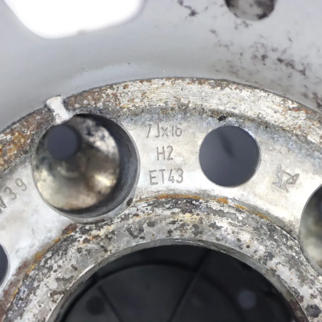 Hole Alloy Wheel Rim 16" ET:43 7J to Mercedes W204 Silver 7 with Part number A2044011102 Mercedes W204 Silver 7 Hole Alloy Wheel Rim 16" ET:43 7J - SKU A2044011102-10 - Part number A2044011102