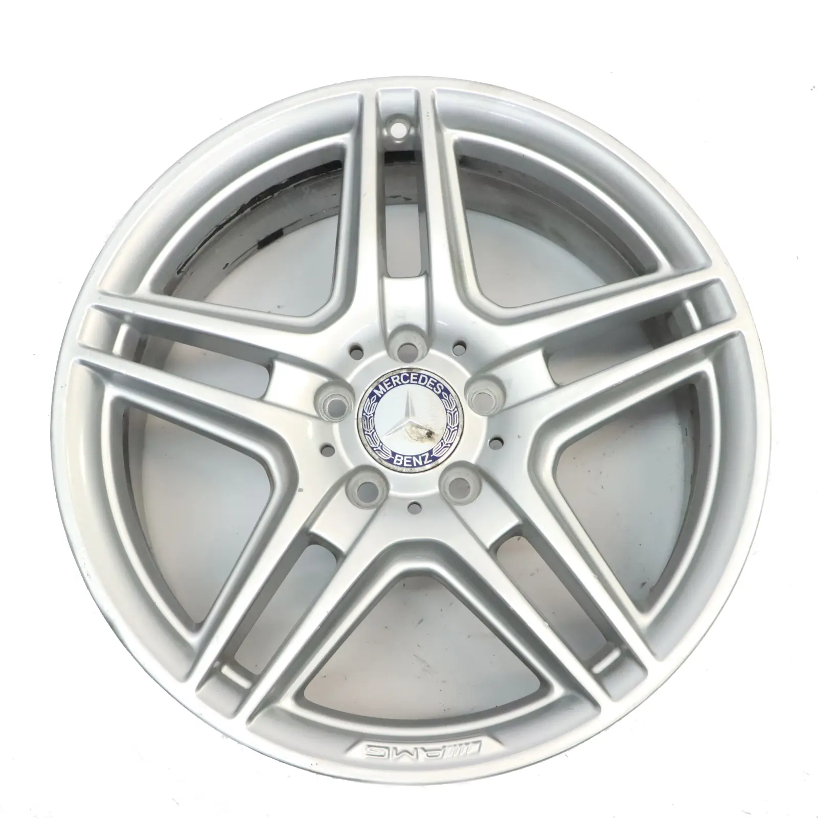Mercedes W204 AMG Cerchio In Lega Anteriore Argento 18" ET:50 8J A2044014102