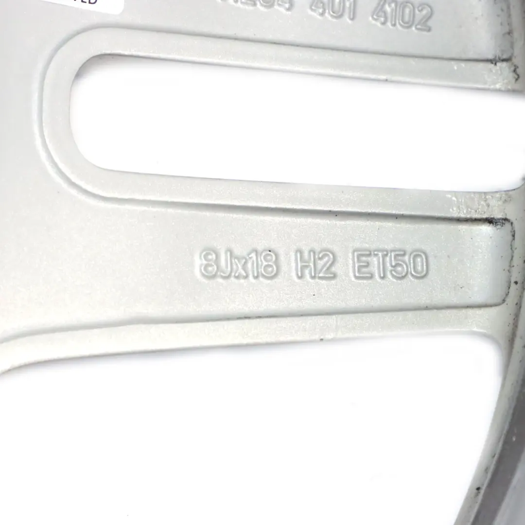  Jante En Alliage Argent Avant Mercedes W204 AMG 18" ET:50 8J - SKU A2044014102-4 - Numéro de pièce A2044014102