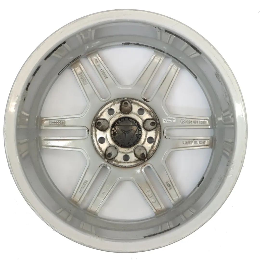Mercedes W204 AMG 6 Double-Spoke Alloy Wheel Rim 17" ET:47 7,5J - SKU A2044014502-3 - Part number A2044014502