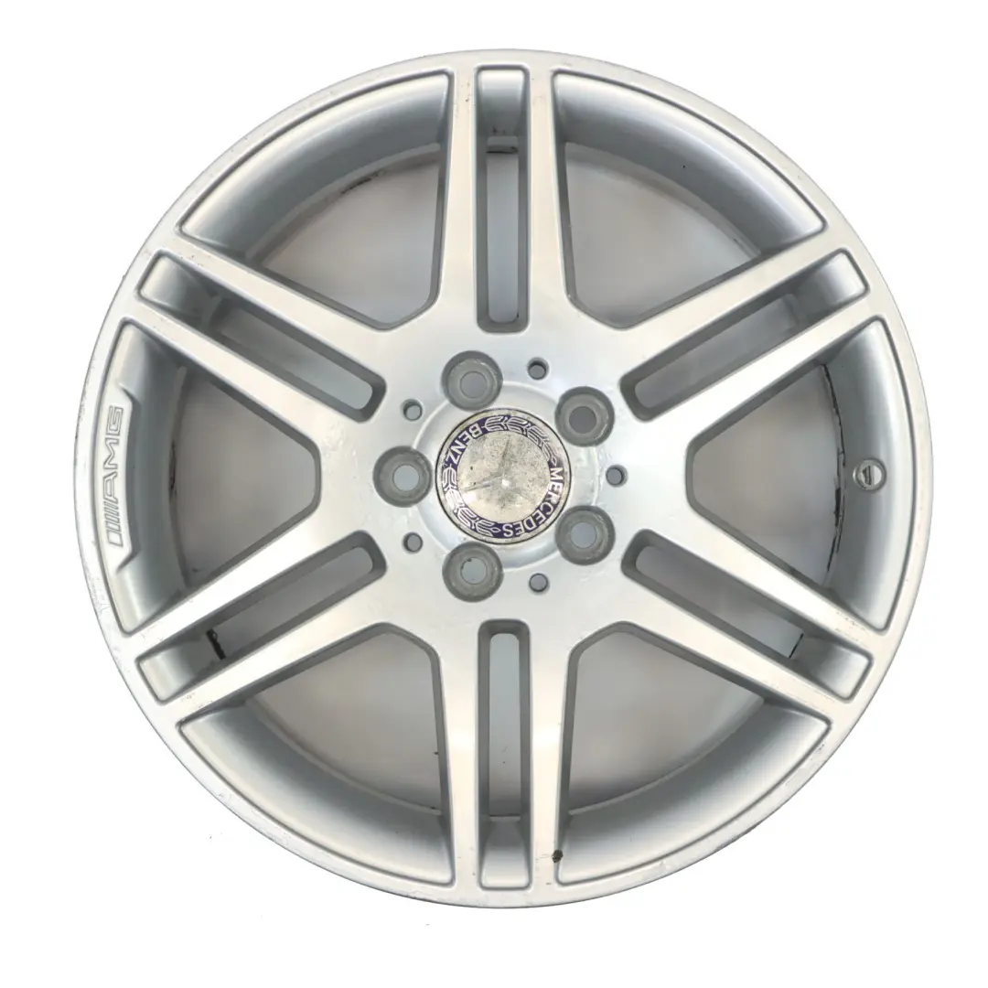 Double-Spoke Alloy Wheel Rim 17" ET:47 7,5J to Mercedes W204 AMG 6 with Part number A2044014502 Mercedes W204 AMG 6 Double-Spoke Alloy Wheel Rim 17" ET:47 7,5J - SKU A2044014502-8 - Part number A2044014502