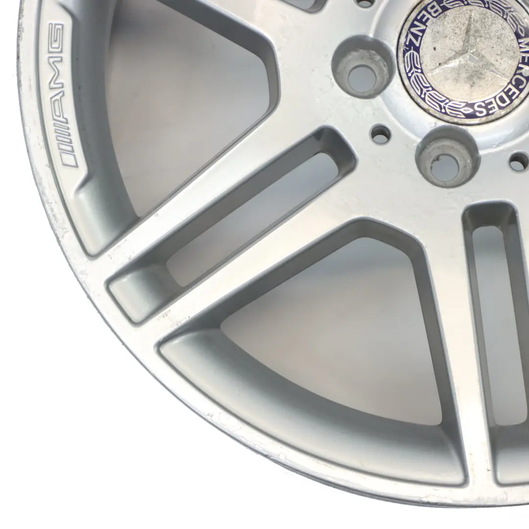 Double-Spoke Alloy Wheel Rim 17" ET:47 7,5J to Mercedes W204 AMG 6 with Part number A2044014502 Mercedes W204 AMG 6 Double-Spoke Alloy Wheel Rim 17" ET:47 7,5J - SKU A2044014502-8 - Part number A2044014502